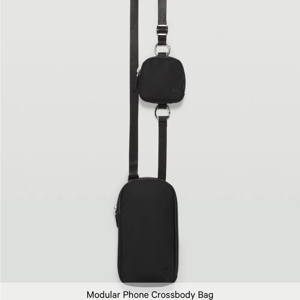 lululemon athletica Black Modular Crossbody Bag